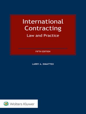 cover image of International Contracting